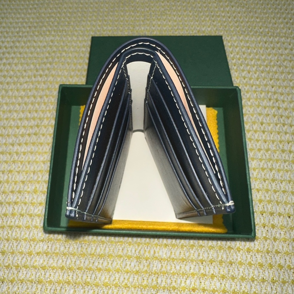Brand-new Goyard blue bifold wallet - Picture 9 of 11